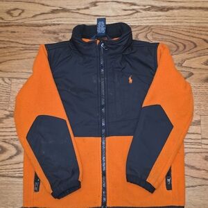 Orange and Black Kids Jacket Boys Size 5